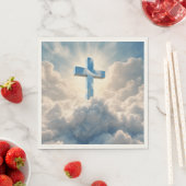 Rettung, Kreuz in den Wolken, Serviette (Beispiel)