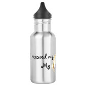 Rettung Kuvasz Edelstahlflasche (Links)