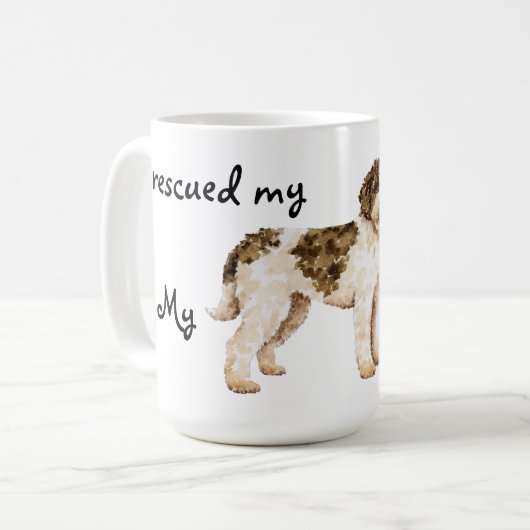 Rettung Lagotto Kaffeetasse (Vorderseite Links)