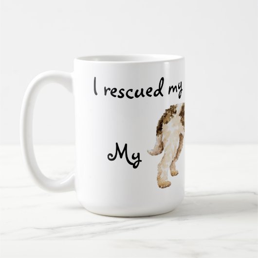Rettung Lagotto Kaffeetasse (Links)