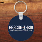 Rettung: Menschenhandel beenden Schlüsselanhänger (Vorderseite)