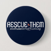 Rettung: Menschenhandel Button (Vorderseite)