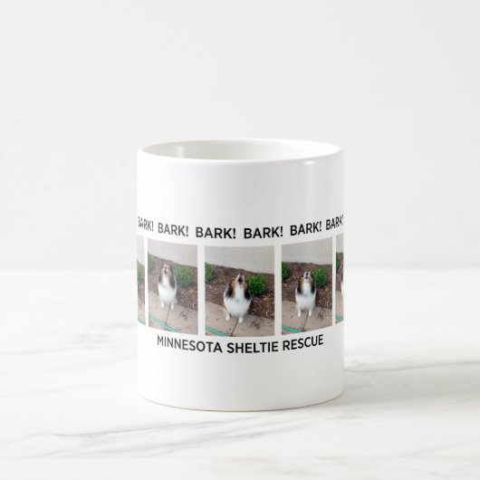 Rettung Minnesotas Sheltie BARKE Tasse (Mittel)