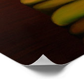 "Rettung" - Naher Osten, Orient Sonnenuntergangsma Poster (Ecke)