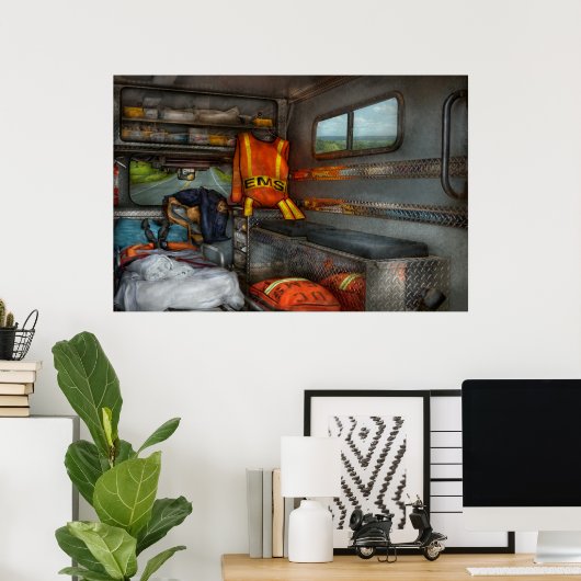 Rettung - Notstand Poster (Heimbüro)