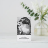 Rettung oder Unterbringung von Tieren Visitenkarte (Stehend Vorderseite)