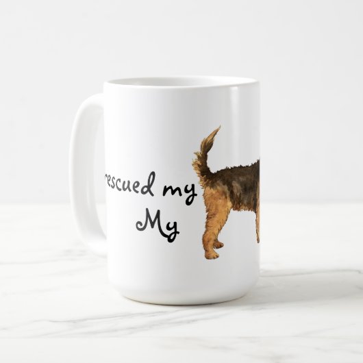Rettung Otterhound Kaffeetasse (Vorderseite Links)