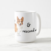 Rettung Pembroke Welsh Corgi Kaffeetasse (VorderseiteRechts)