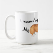 Rettung Pembroke Welsh Corgi Kaffeetasse (Links)