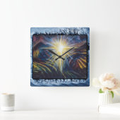 Rettung Quadratische Wanduhr (Zuhause)