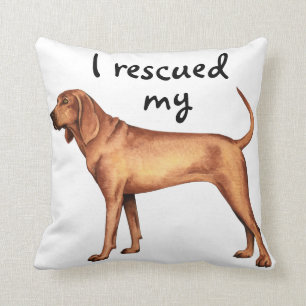 Rettung Redbone Coonhound Kissen