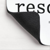 RETTUNG - retten Sie ein Leben Mousepad (Ecke)