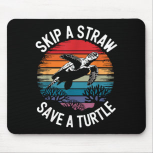 Rettung Schildkröten Meer Ozean Schildkröte Shirt  Mousepad
