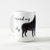 Rettung Schipperke Kaffeetasse (Vorderseite Links)