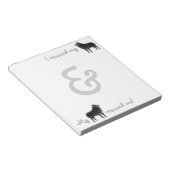 Rettung Schipperke Notizblock (angewinkelt)