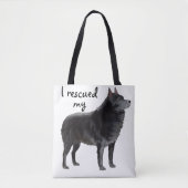 Rettung Schipperke Tasche (Vorderseite)