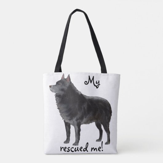 Rettung Schipperke Tasche (Rückseite)