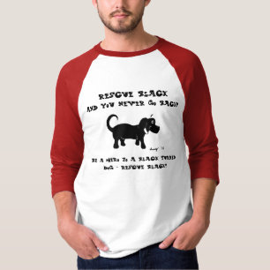 Rettung schwarzer Hunde Shirts