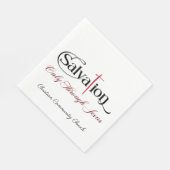 Rettung Serviette (Ecke)