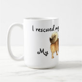 Rettung Tibetan Spaniel Kaffeetasse (Links)