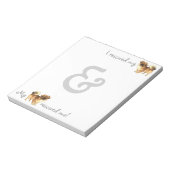 Rettung Tibetan Spaniel Notizblock (Rotiert)