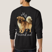 Rettung Tibetan Spaniel Sweatshirt (Rückseite)