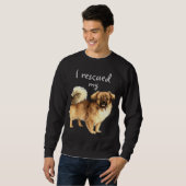 Rettung Tibetan Spaniel Sweatshirt (Vorne ganz)