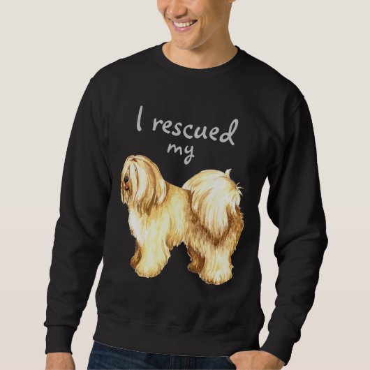 Rettung Tibetan Terrier Sweatshirt (Vorderseite)