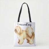 Rettung Tibetan Terrier Tasche (Vorderseite)
