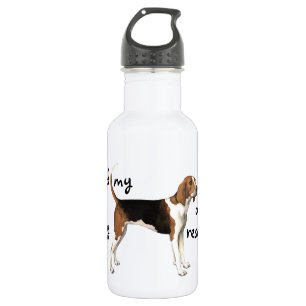 Rettung Treeing WandererCoonhound Edelstahlflasche