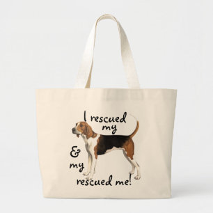 Rettung Treeing WandererCoonhound Jumbo Stoffbeutel