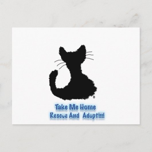 Rettung und adoptier postkarte (Vorderseite)