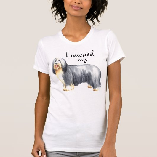 Rettung von Bartded Collie T-Shirt (Vorderseite)