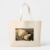 Rettung von Hunden Große Tote Tasche (Vorne)