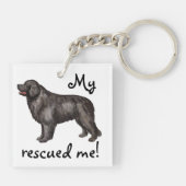 Rettung von Neufundland Schlüsselanhänger (Rückseite)