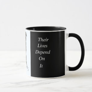 Rettung von Tasse mit der Meldung "Notunterkünfte"