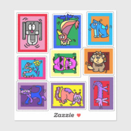 Rettung von Tieren Art Aufkleber