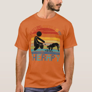 Rettung von Tieren Tierarbeit bei der Kontrolle vo T-Shirt