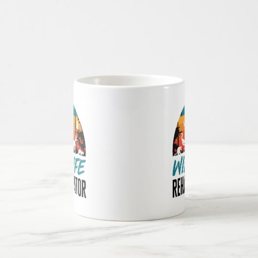 Rettung von Wildtieren Kaffeetasse (Mittel)