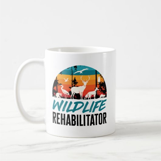 Rettung von Wildtieren Kaffeetasse (Links)