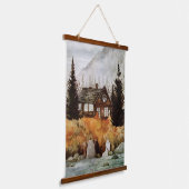 Rettung Wandteppich Mit Holzrahmen (Gewinkelt)