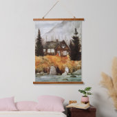 Rettung Wandteppich Mit Holzrahmen (Schlafzimmer)