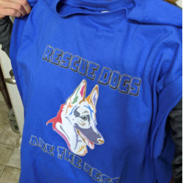 Rettungen sind das Beste - Deutscher Schäferhund Tri-Blend Shirt