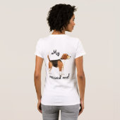Rettungs-Beagle T-Shirt (Schwarz voll)