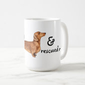 Rettungs-Dackel Kaffeetasse (VorderseiteRechts)