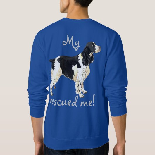 Rettungs-englischer SpringerSpaniel Sweatshirt (Rückseite)