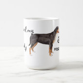 Rettungs-größerer Schweizer Gebirgshund Kaffeetasse (Mittel)