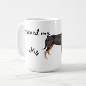 Rettungs-größerer Schweizer Gebirgshund Kaffeetasse (Vorderseite Links)