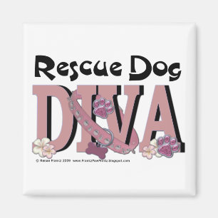 Rettungs-Hund-DIVA Magnet