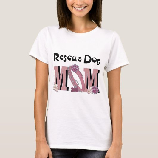 Rettungs-Hund-MAMA T-Shirt (Vorderseite)